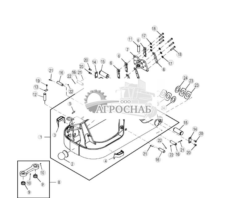C-образная рама (Длинный трак  Низкое давление на грунт) - ST26464 338.jpg